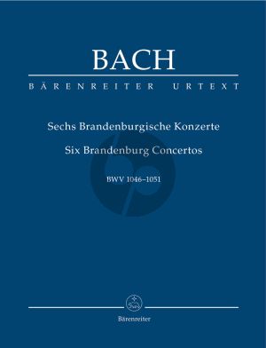 Bach 6 Brandenburgische Konzerte BWV 1046 - 1051 Stuy Score (Edited by Heinrich Besseler)