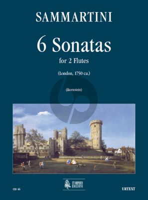 Sammartini 6 Sonatas 2 Flutes Score (London c. 1750) (edited by Andrea Bornstein)