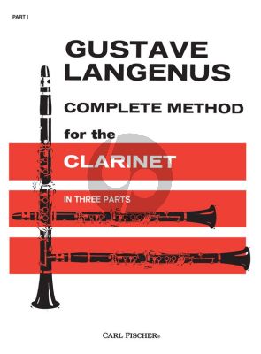 Langenus Complete Method Volume 1 Clarinet