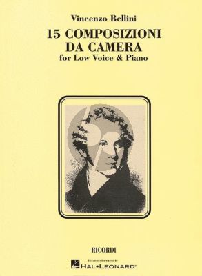 Bellini 15 Composizioni da Camera Low Voice (Italian with English Translations)