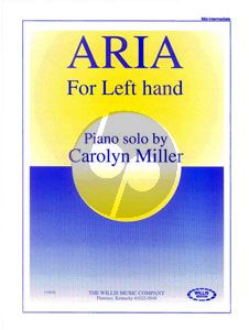 Aria for Piano left hand alone