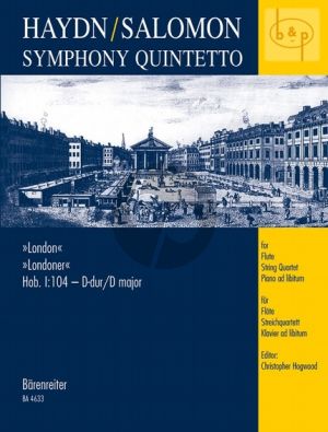 Symphony Quintetto after Hob.I:104 D-major (London) (Flute-Str.Quartet-Piano ad lib.)