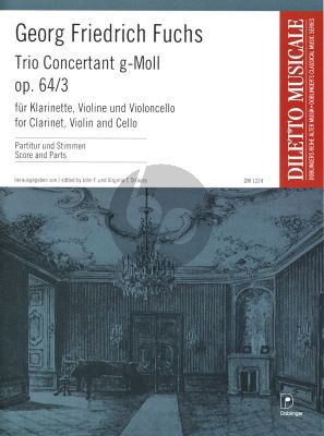 Fuchs Trio Concertante g-moll Op. 64 No. 3 Klar.[Bb]- Violine-Violonc. (J & V Strauss) (Part./St.)