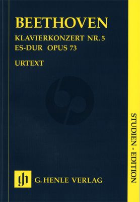 Beethoven Concerto No.5 Op.73 E-flat major (Piano-Orch.) (Study Score) (Henle-Urtext)
