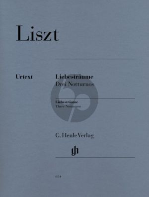 Liszt Liebestraume - 3 Notturnos fur Klavier (Herausgeber Ernst-Günter Heinemann - Fingersatz Klaus Schilde) (Henle-Urtext)