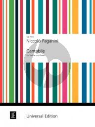Paganini Cantabile for Violin and Piano (Edited by Kinsky/Rothschild)