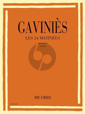 Gavinies 24 Matinees Violin