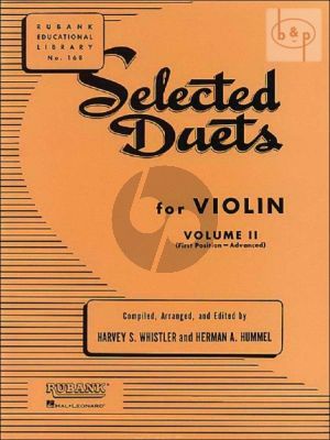 Selected Duets for Violin Vol.2 (Whistler and Hummel) (Advanced)