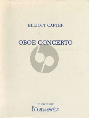 Carter Concerto for Oboe and Orchestra Score