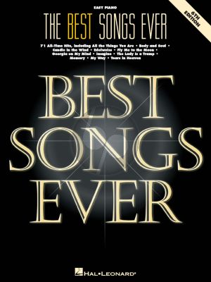 Album Best Songs Ever for Easy Piano (6th Edition) (A Fresh Selection of 71 Favorites Arranged for Easy Piano)