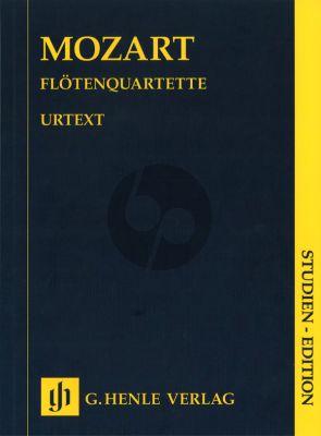 Mozart Flotenquartette KV 285, KV 285A, KV Anh.171 (285B) und KV 298 Studienpartitur (Henle-Urtext)