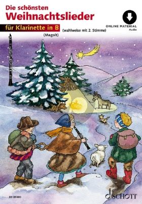 Die Schonsten Weihnachtslieder 1 - 2 Klarinetten (Book with Audio online) (Hans und Marianne Magolt)