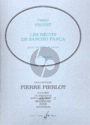 Proust Les Recits de Sancho Pancha pour Hautbois et Piano (elementaire)