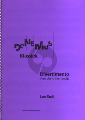 Smit Divertimento (1940) Piano 4 Hands