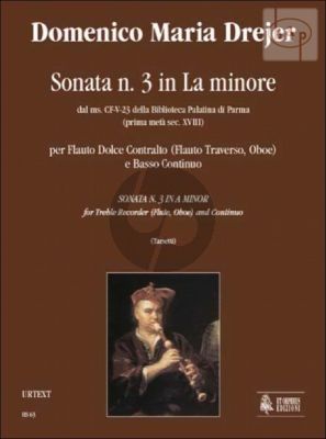 Sonata No. 3 a-minor for Treble Recorder (Flute/Oboe) and Bc