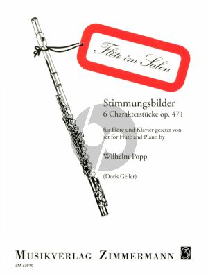 Popp Stimmungsbilder Op. 471 Flöte und Klavier (Doris Geller)