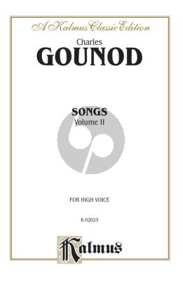 Gounod Songs Vol. 2 High Voice
