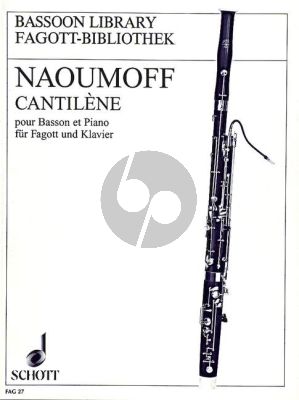 Naoumoff Cantilene Fagott und Klavier (Catherine Marchese)