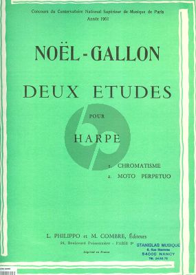 Gallon 2 Etudes pour Harpe