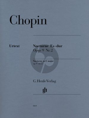 Chopin Nocturne Op.9 No.2 E-flat major Piano (edited by Ewald Zimmermann) (Henle-Urtext)