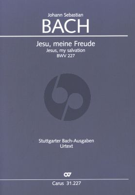 Bach Jesu meine Freude BWV 227 Singstimmen (SSATB) und Instrumente (Partitur) (Günter Graulich)