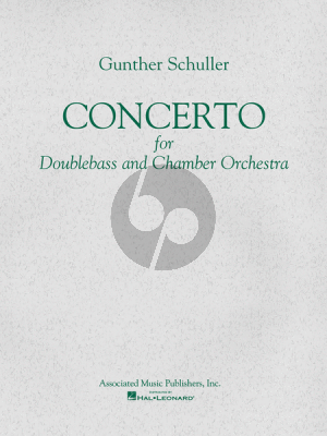 Schuller Concerto Double Basss-Chamber Orchestra (piano red.)