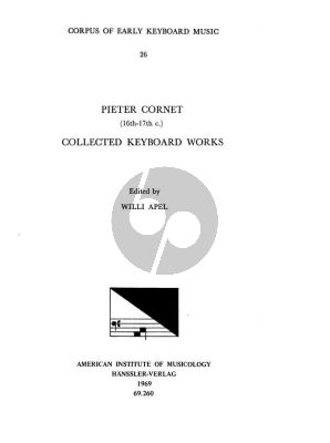 Cornet Collected Keyboard Works (edited by Willi Apel)