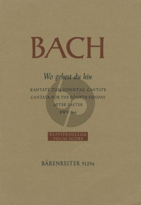 Bach J.S. Kantate BWV 166 Wo gehest du hin? Vocal Score (Kantate zum Sonntag Cantate) (German)