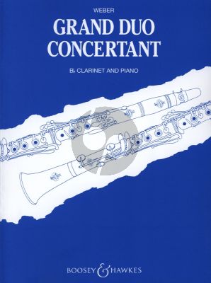 Weber Grand Duo Concertante Op.48 for Clarinet in Bb and Piano