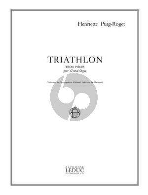 Puig-Roget Triathlon pour Orgue