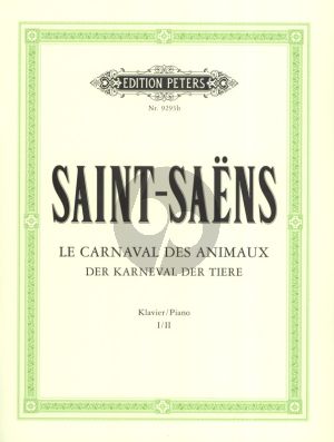 Saint Saens Carnaval des Animaux Klavierstimme I/II (Klavierpartitur)