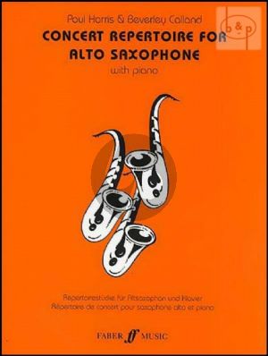 Concert Repertoire for Alto Sax with Piano