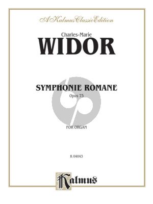 Widor Symphonie Romane Opus 73 Organ