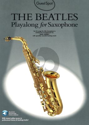 The Beatles Guest Spot Playalong Alto Saxophone Bk-Audio Online