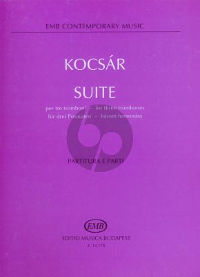 Koscar Suite 3 Trombones Score and Parts