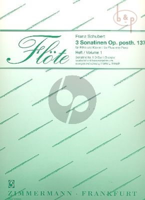 3 Sonatinen No.1 D-major D.384 Op.posth. 137 Flute and Piano
