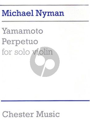 Nyman Yamamoto Perpetuo for Violin solo (advanced)