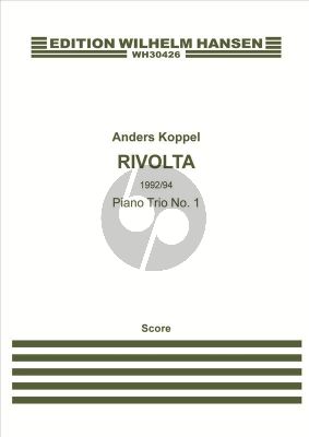 Koppel Rivolta Violin-Cello and Piano (Piano Trio No. 1) (Score/Parts)