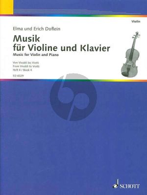 Doflein Musik Vol.4 (Duos for Violin and Piano up to the Classical Sonata)
