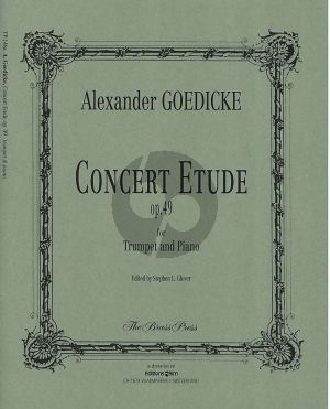 Goedicke Concert Etude Op.49 for Trumpet in Bn and Piano (edited by Stephen L. Glover)