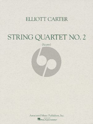 Carter String Quartet No.2 Study Score (1959)