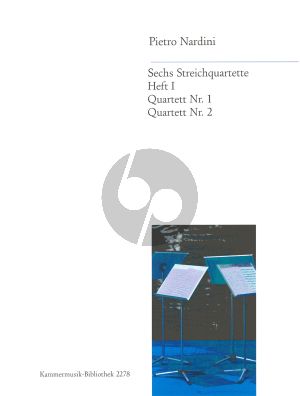 Nardini 6 String Quartets Vol.1 (No.1-2) (A-dur/C-dur) (Parts)