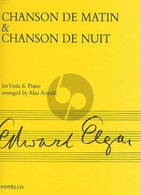 Elgar Chanson de Matin & Chanson de Nuit Op. 15 Viola and Piano (arr. Allan Arnold)