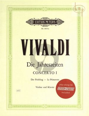 Die 4 Jahreszeiten (4 Seasons) (Violin-Piano with CD for Play-Along) (Bk-Cd)