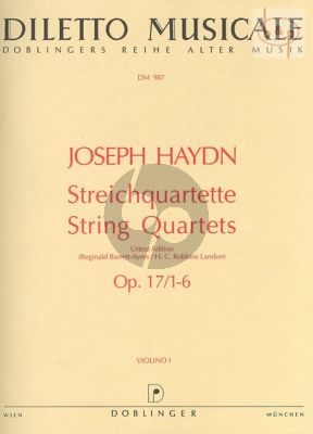 Quartette Op.17 No.1 - 6 (Hob.II 25 - 30)