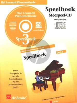 Piano Methode Vol.3 CD bij Speelboek (Alleen de Meespeel-Cd) (Barbara Kreader - Fred Kern - Phillip Keveren)
