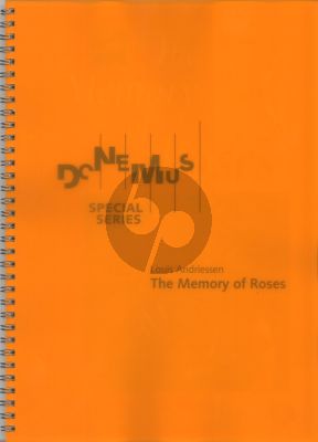 Andriessen Memory of Roses (1992) (Spiral Bound / Ringband) (20 Short Pieces for Different Occasions and for Different Combinations)
