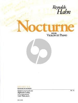 Hahn Nocturne Violin/Piano