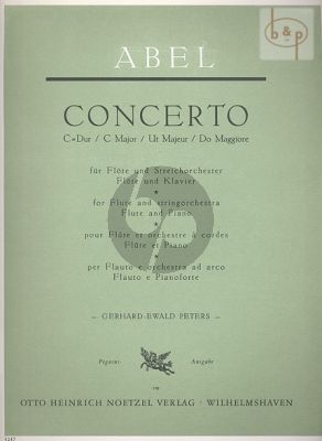 Concerto C-dur (Flute-String Orch.) (piano red.)