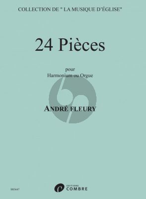 Fleury 24 Pieces pour Harmonium ou Orgue